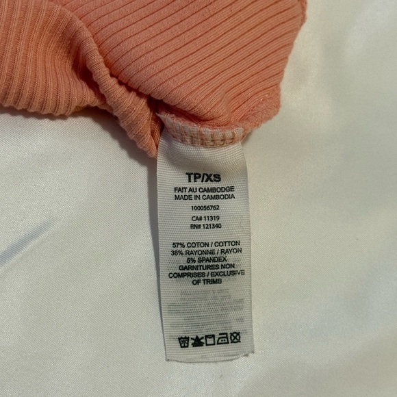 Garage Ribbed Peach Camisole - Picture 4 of 6